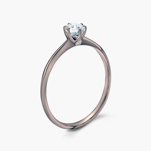 Pierścionek zaręczynowy The Journey: czarne złoto, diament